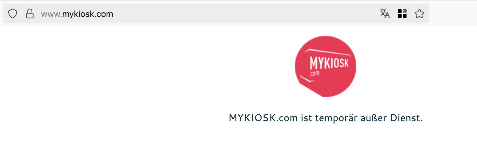 https://www.mykiosk.com/ außer Dienst